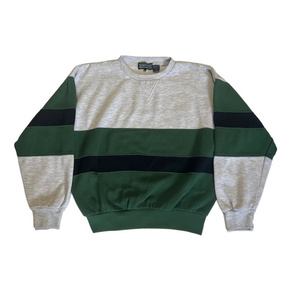 sports accent Other - Vintage Striped Crewneck